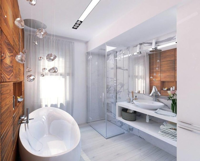 design de salle de bain élégant 5 m2