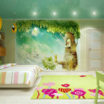 Çocuk odası için duvar resmi dekor