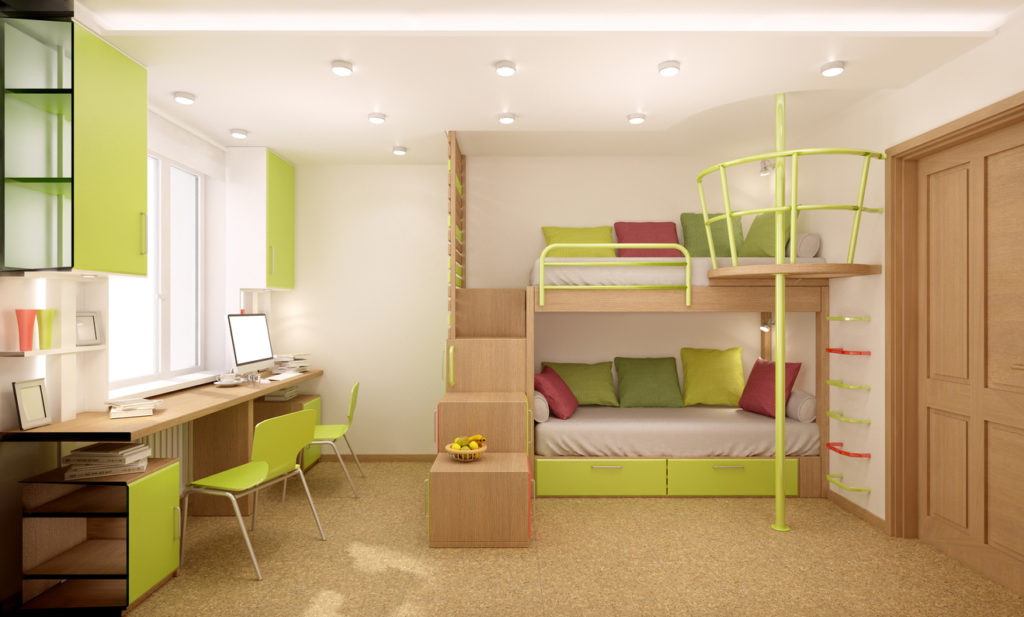 Design of a children's room for two heterosexual children