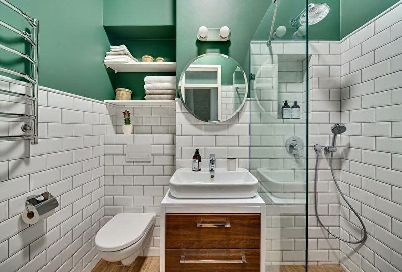 idées de design de salle de bain 4 m2