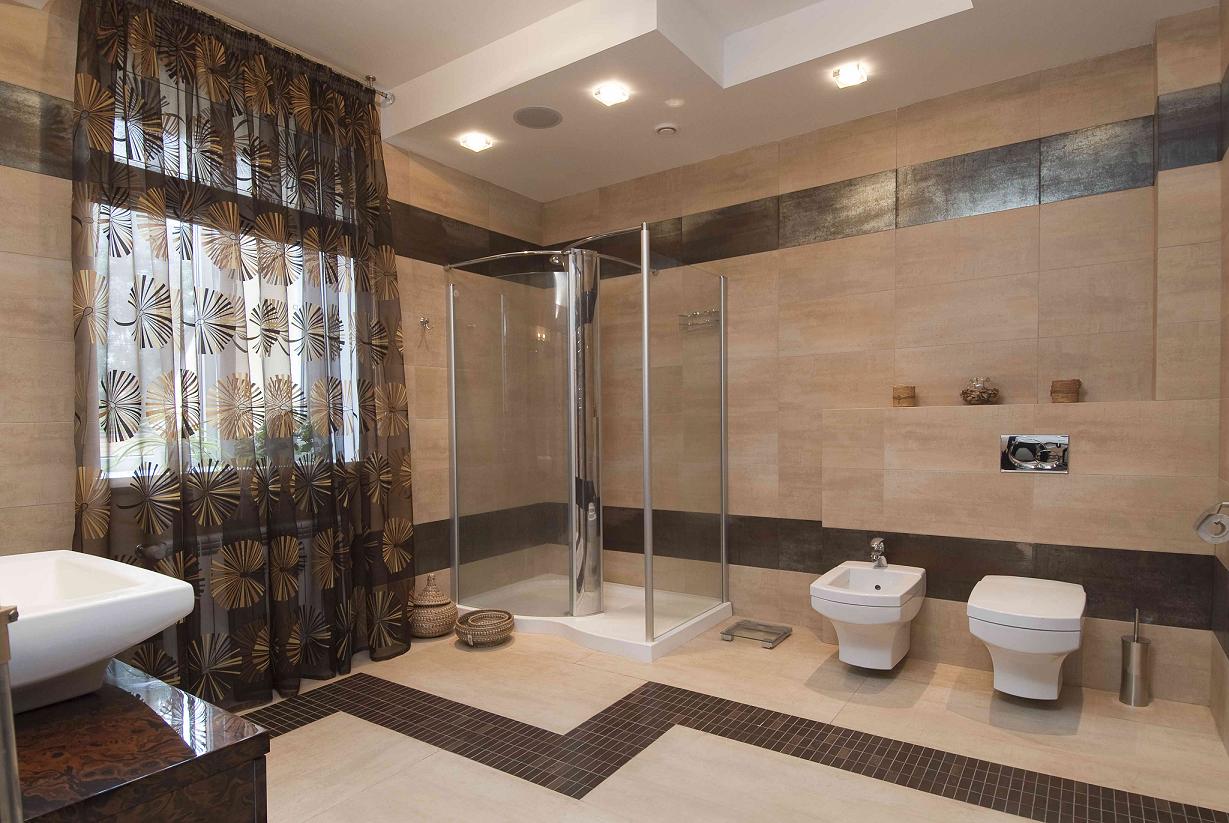 Projet de salle de bain dans une grande maison privée