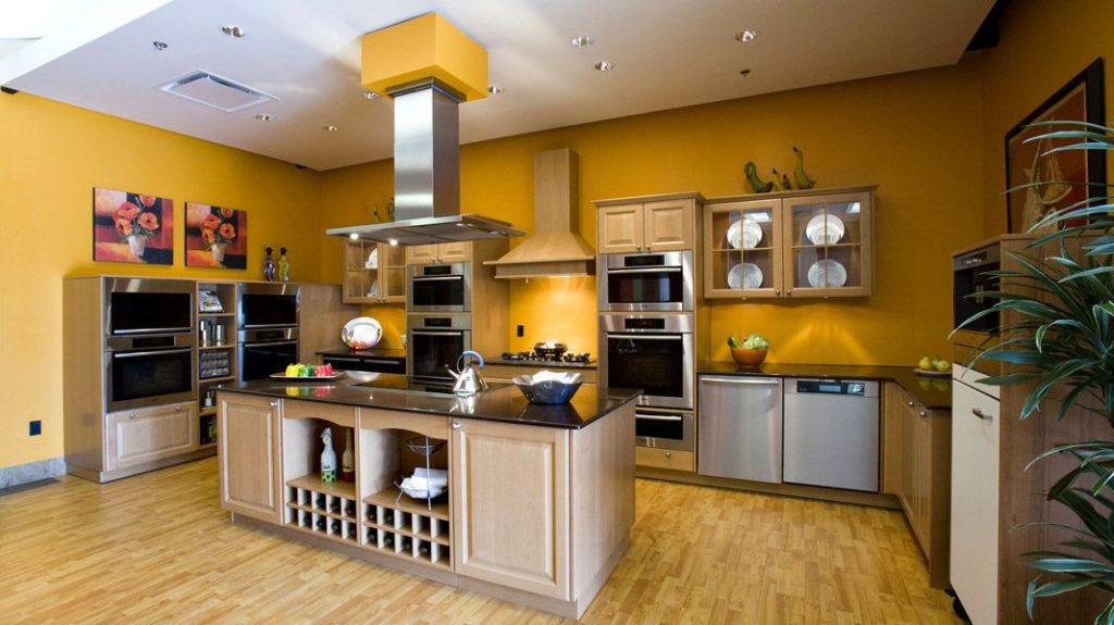 Moderna virtuves privātā telpa