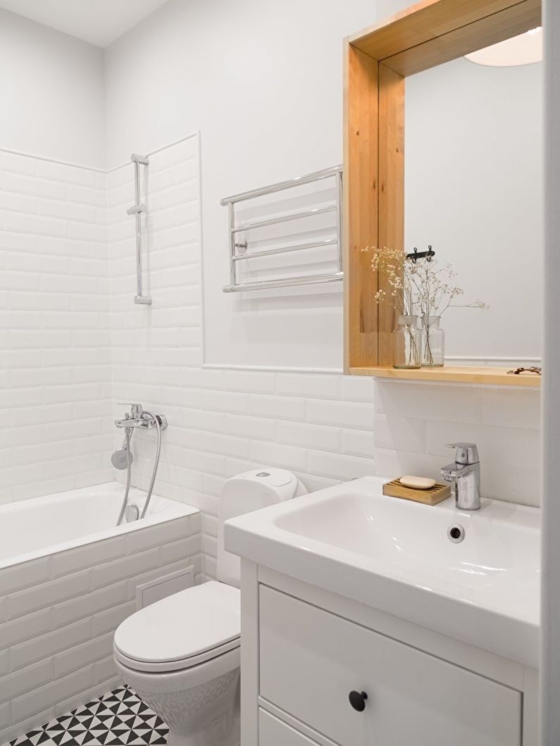 salle de bain lumineuse design 3 m2