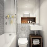 salle de bain projet de 4 m²
