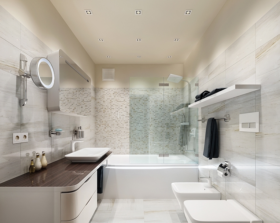 salle de bain 5 m² design