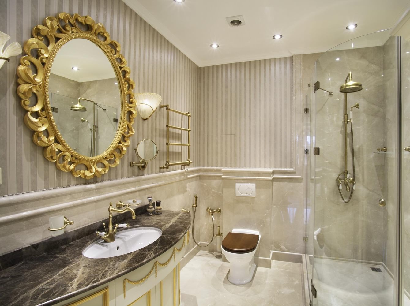 klasiskā stila vannas istaba