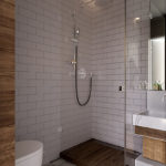 salle de bain 3 m² design