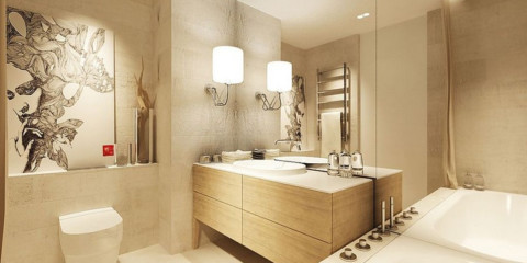 Phòng tắm 4 mét vuông ý tưởng thiết kế