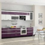 Gaiša liela violeta virtuve