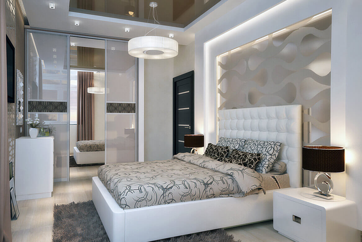 modern bedroom design living room