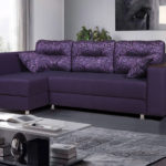 dizains viesistabas guļamistaba violets dīvāns