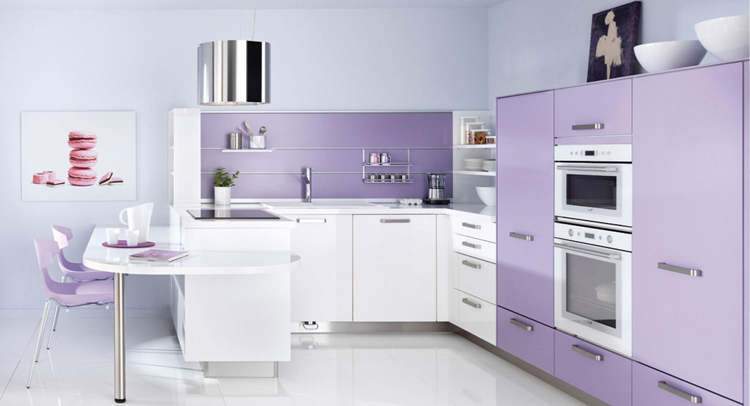 Bāli violeta virtuve