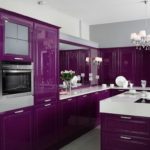 Immense cuisine violette