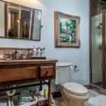Décor de salle de bain de style vintage