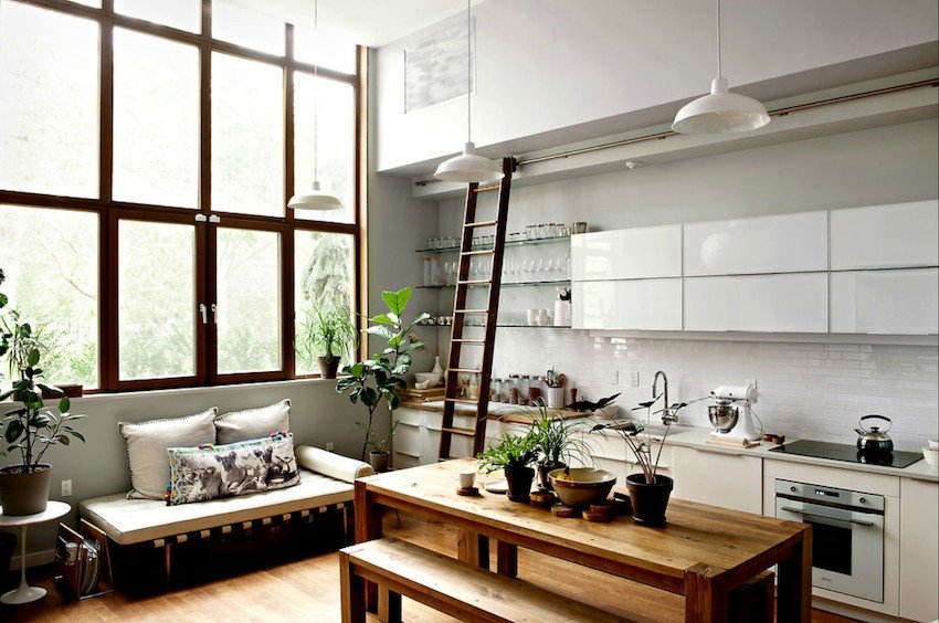 luksusa virtuves dizaina ideju attēli