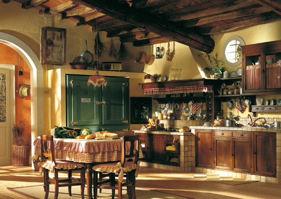 photo de décoration de cuisine italienne