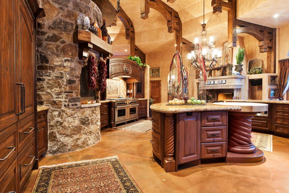 design interior de bucătărie italiană