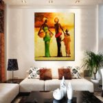 Afrika tarzı oturma odası resimleri
