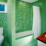 carreaux de céramique pour salle de bain idées vertes