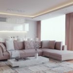 luxury living room kitchen design