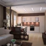 kitchen living room 18 m2 relaxation atmosphere