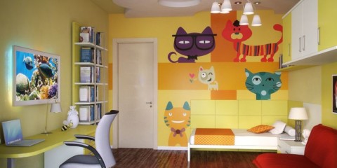 La conception de la chambre des enfants