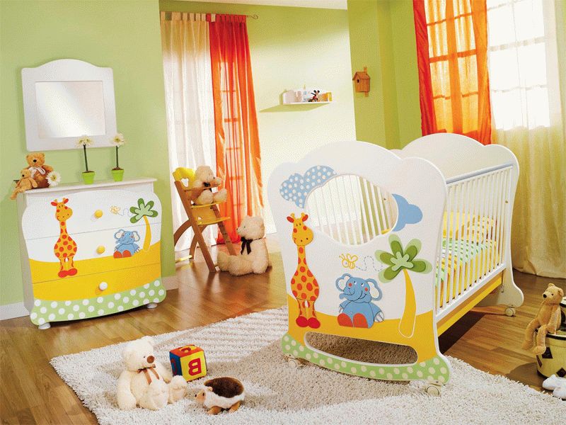 تصميم غرفة للأطفال لحديثي الولادة