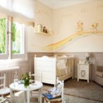 طفل حديث الولادة زخرفة غرفة الاسكندنافية نمط