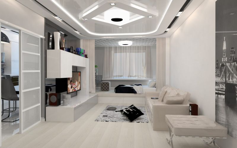 Modern style living room decor