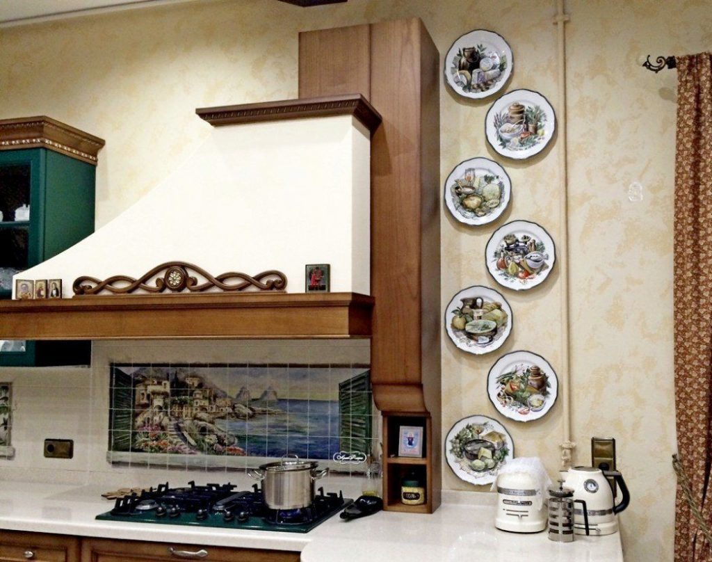 DIY el sanatları mutfak plakaları duvar