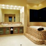 Modern tasarım banyo mozaik karolar