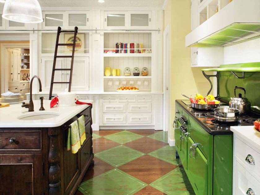 المطبخ الأخضر الأنيق