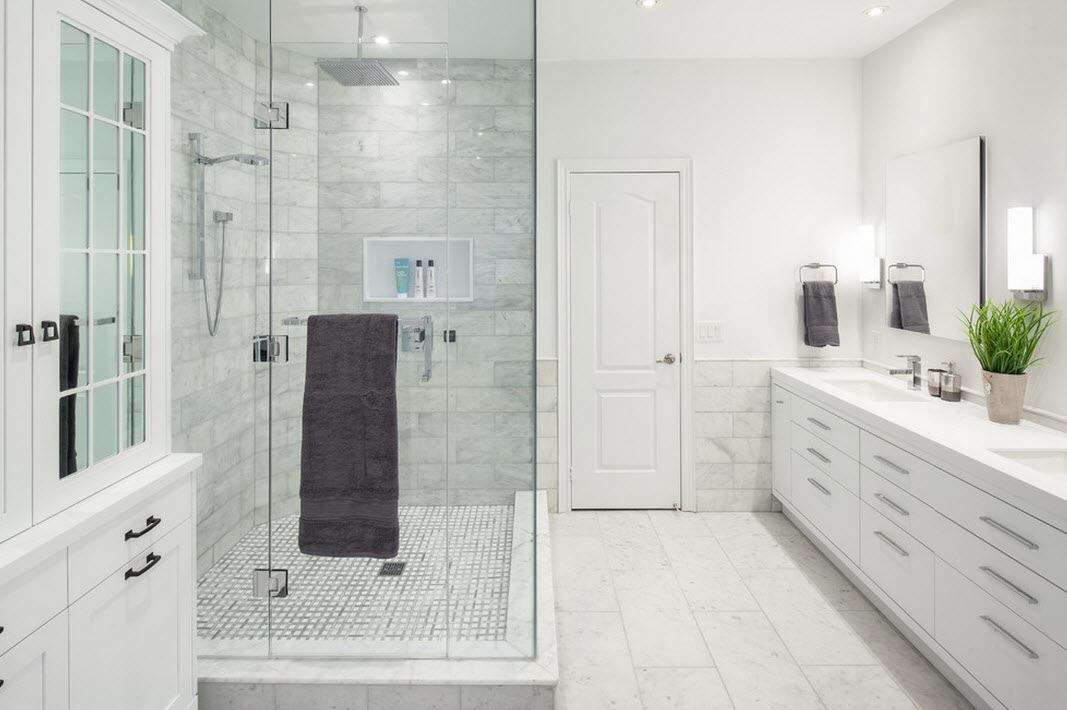 salle de bain avec des idées de douche