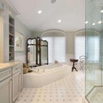 salle de bain avec douche photo design
