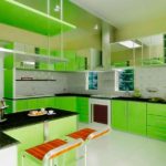 idei de bucătărie verde poze