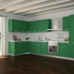 רעיונות פנים ירוקים למטבח