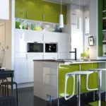 المطبخ الخضراء الداخلية
