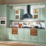 الأفكار الداخلية المطبخ الأخضر