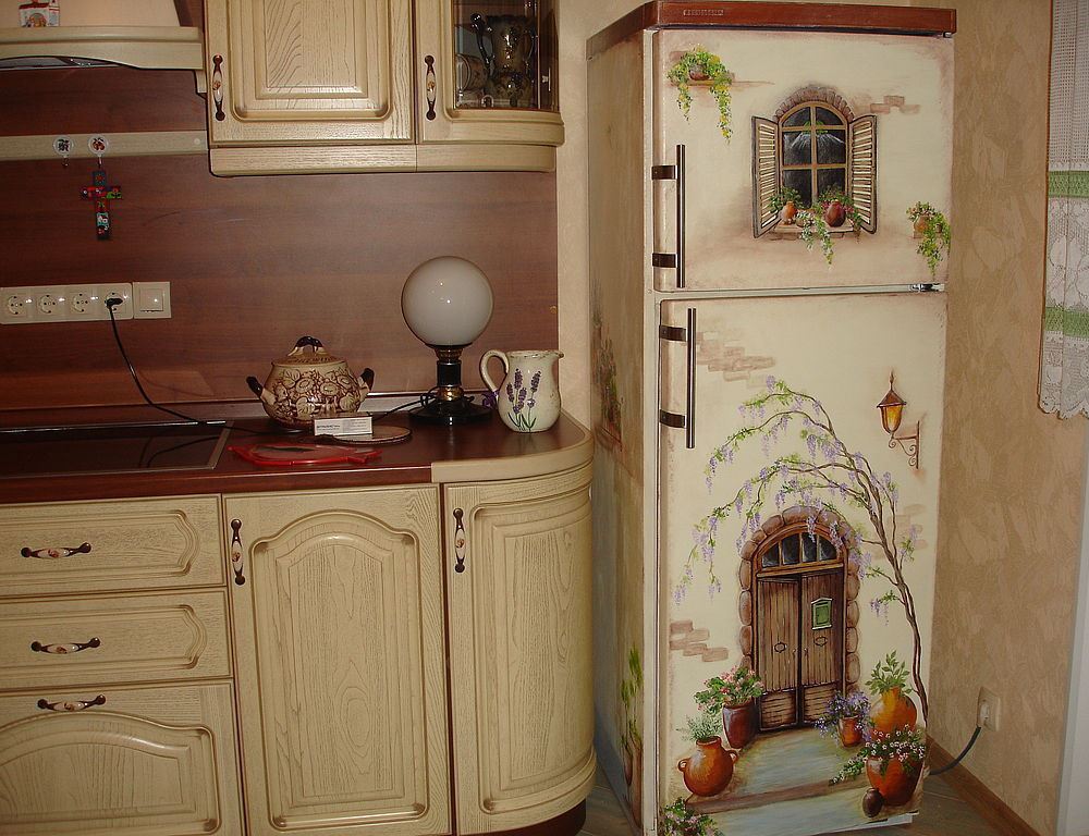 buzdolabı boyama tasarım