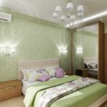 idea of ​​an unusual style of a bedroom photo