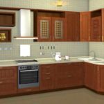 version of a beautiful style kitchen with a gas boiler picture