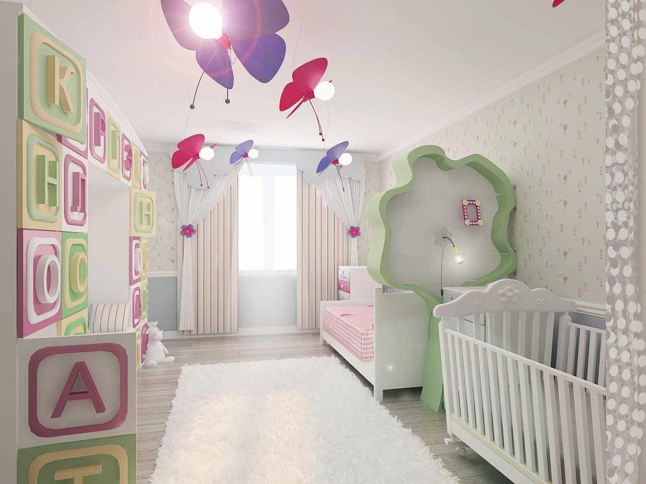 Çocuk odası için güzel bir stil fikri