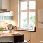 example of a beautiful kitchen design with a gas boiler picture