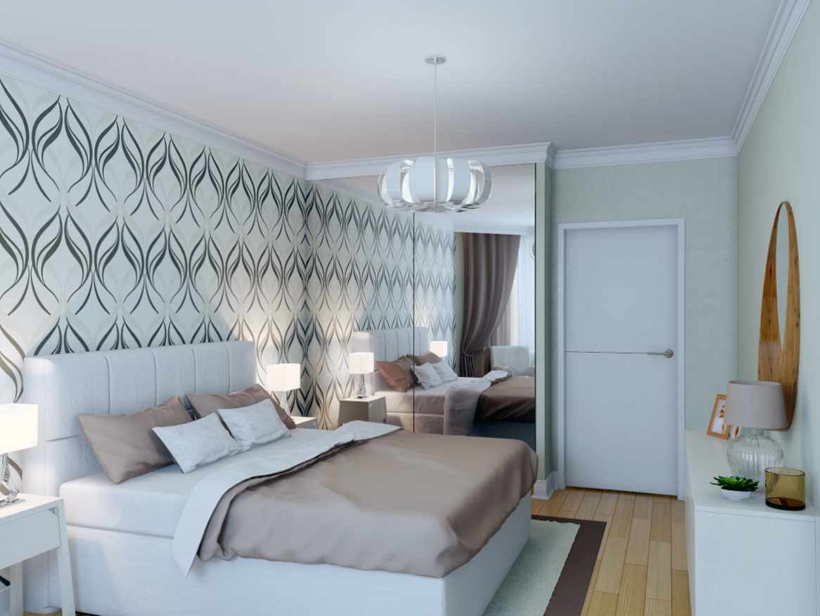 نسخة من مشرق الداخلية لغرفة النوم في خروتشوف