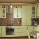 version of the bright decor of the kitchen with a gas boiler photo