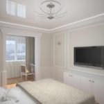 parlak tasarım dar yatak odası fotoğrafı fikri