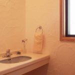 possibilité d'utiliser du plâtre décoratif inhabituel à l'intérieur de la salle de bain