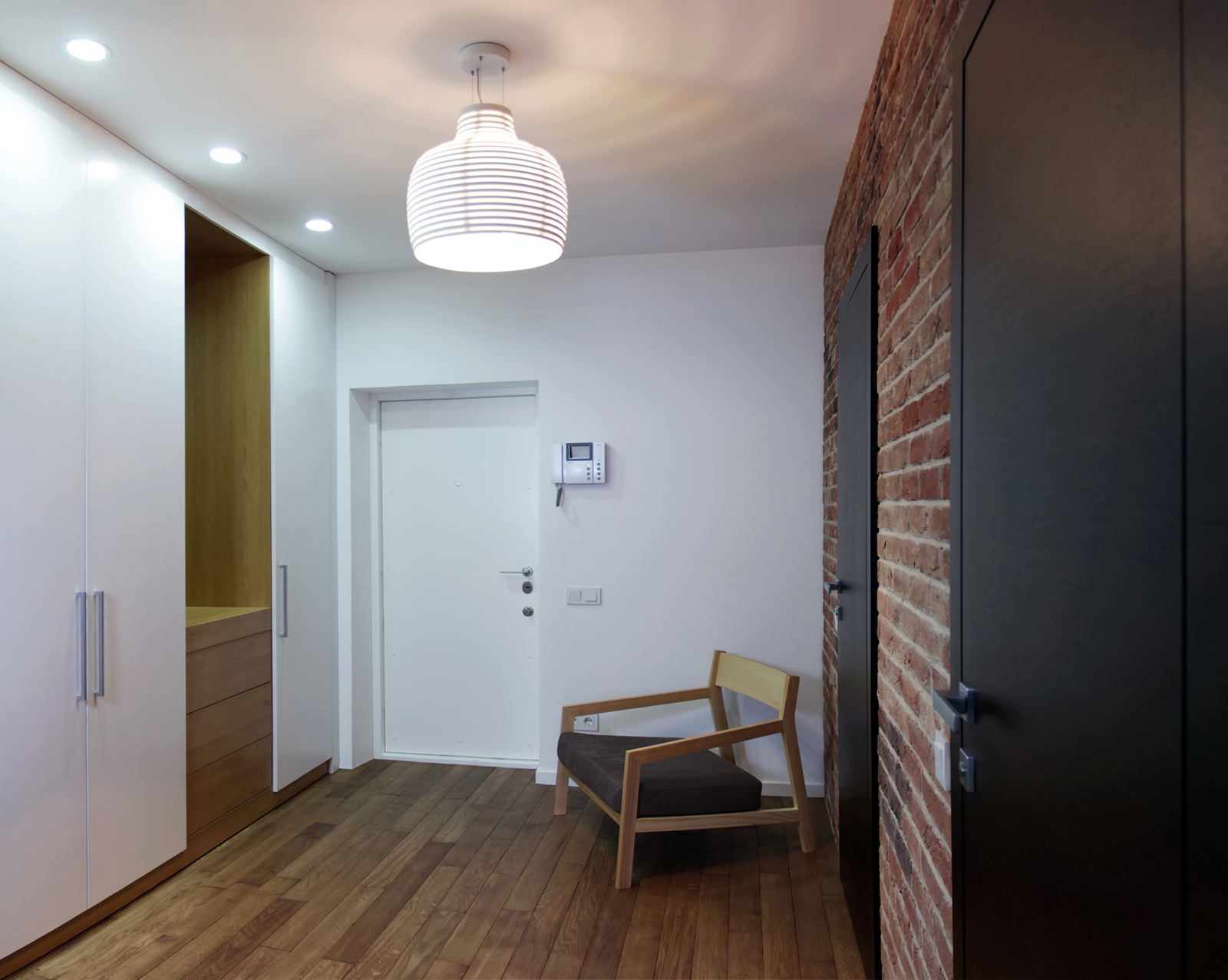 l'idée d'un style lumineux d'un couloir moderne