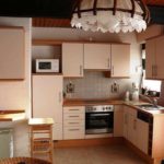 option for a bright interior corner kitchen photo