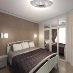 seçenek Kruşçev parlak tarzı yatak odası resim